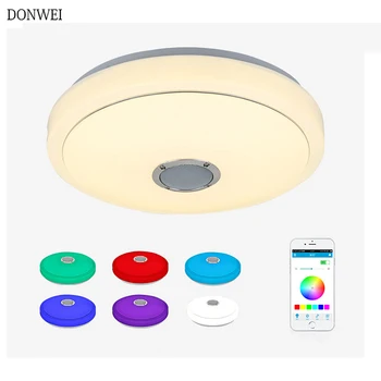 30W 48W Smart Music LED Ceiling Lights RGB Dimmable APP Control Modern Bluetooth Ceiling Lamp Bedroom Livingroom lighting
30W 48W Smart Music LED Ceiling Lights RGB Dimmable APP Control Modern Bluetooth Ceiling Lamp Bedroom Livingroom lighting