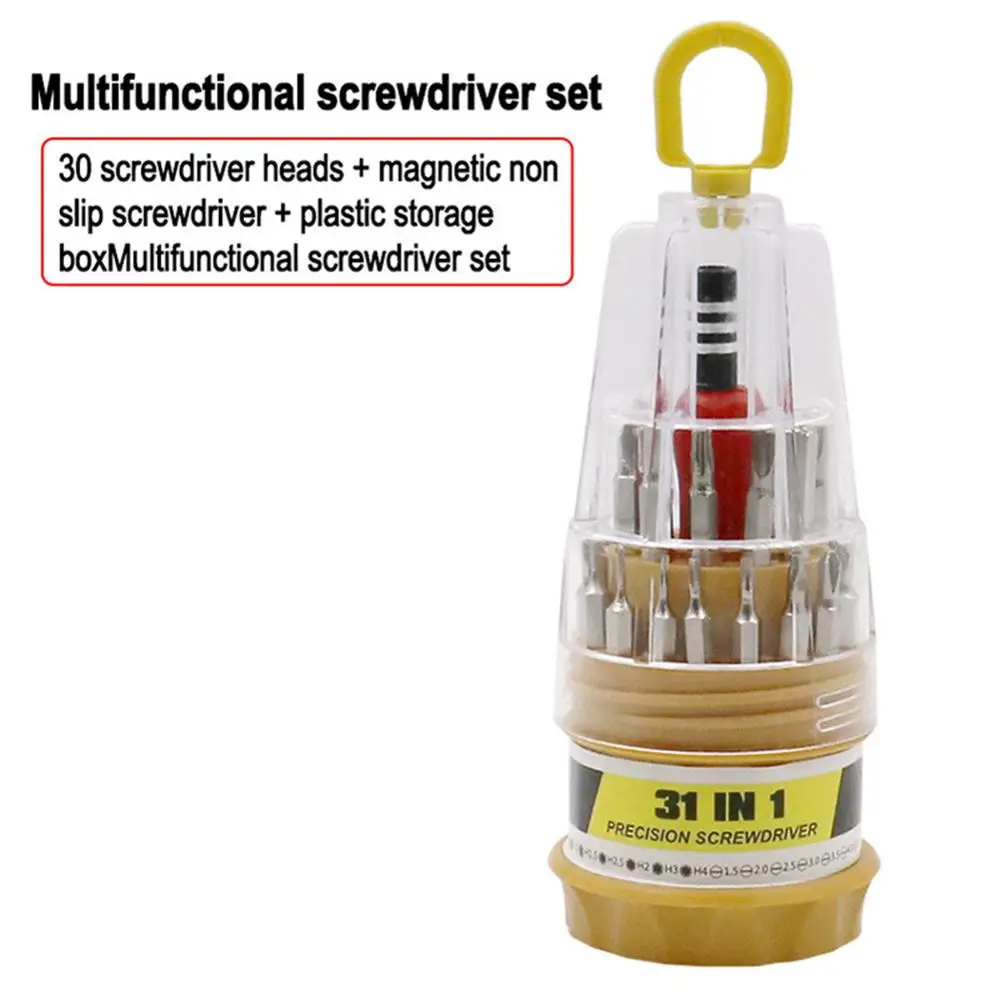 31 In 1 Screwdriver Kit Magnetic Repair Tool Set Screwdriver Bit Set For Computer Cell Phone Watch Laptop Repair Tool
31 In 1 Screwdriver Kit Magnetic Repair Tool Set Screwdriver Bit Set For Computer Cell Phone Watch Laptop Repair Tool