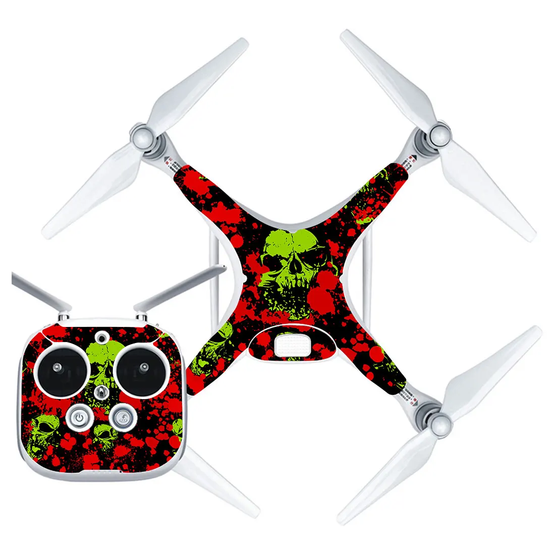 Cool Skull Style Vinyl Skin Sticker for DJI Phantom 4 Drone And Remote Controller 0049
Cool Skull Style Vinyl Skin Sticker for DJI Phantom 4 Drone And Remote Controller 0049