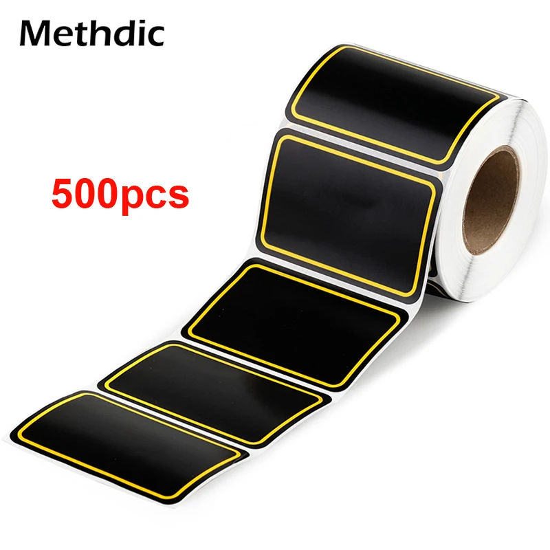 500pcs Home Jars Bottles Tags Blackboard Labels Stickers Spice jar label Sticker Black Board
500pcs Home Jars Bottles Tags Blackboard Labels Stickers Spice jar label Sticker Black Board