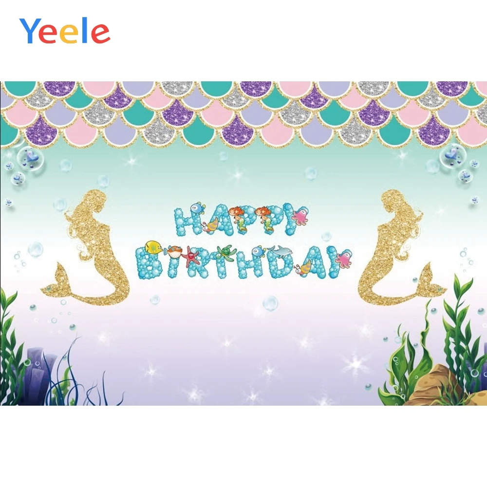 Yeele Baby Girl Princess Birthday Mermaid Backdrop Seabed Customized Photocall Vinyl Photography Background For Photo Studio
Yeele Baby Girl Princess Birthday Mermaid Backdrop Seabed Customized Photocall Vinyl Photography Background For Photo Studio
