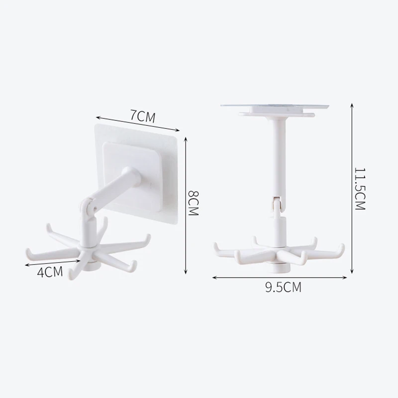 Generic Kitchen Cooking Utensil Rotatable Wallmounted Storage Racks