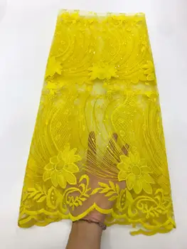 New Light yellow double net cord lace fabric with 3 d flowers sequence lace fabric high quality mesh net lace fabric for sewing
New Light yellow double net cord lace fabric with 3 d flowers sequence lace fabric high quality mesh net lace fabric for sewing