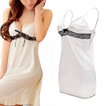 Hot White Babydoll Sleepwear Female G-string Lady Sexy Lingerie Underwear Lace Night Dress Tight Bow Female Costumes 2018 New
Hot White Babydoll Sleepwear Female G-string Lady Sexy Lingerie Underwear Lace Night Dress Tight Bow Female Costumes 2018 New