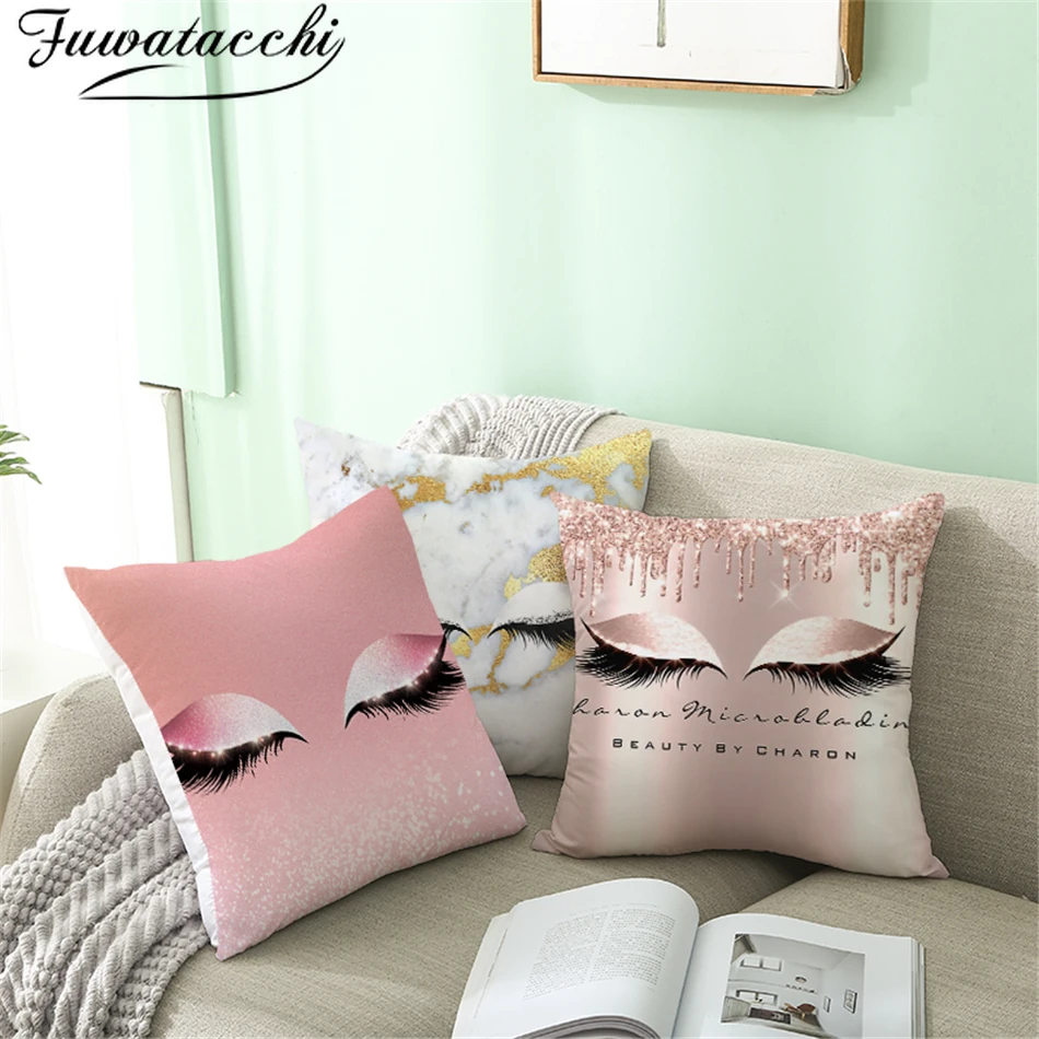 Fuwatacchi Makeup Eyelash Pattern Pattern Cushion Covers Colorful Pillow Cover Sofa Living room Chair Car Pillowcase 45cm*45cm
Fuwatacchi Makeup Eyelash Pattern Pattern Cushion Covers Colorful Pillow Cover Sofa Living room Chair Car Pillowcase 45cm*45cm