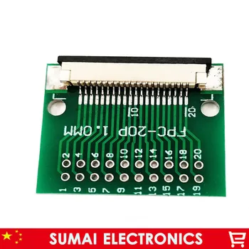 20 pin 1.0mm pitch FPC/FFC PCB connector socket adapter board,20P flat flex cable one-sided socket
20 pin 1.0mm pitch FPC/FFC PCB connector socket adapter board,20P flat flex cable one-sided socket