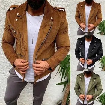 2019 Brand New Fashion Men Winter Warm Overcoat Zipper Coat Coat Outwear Solid Biker Jacket
2019 Brand New Fashion Men Winter Warm Overcoat Zipper Coat Coat Outwear Solid Biker Jacket