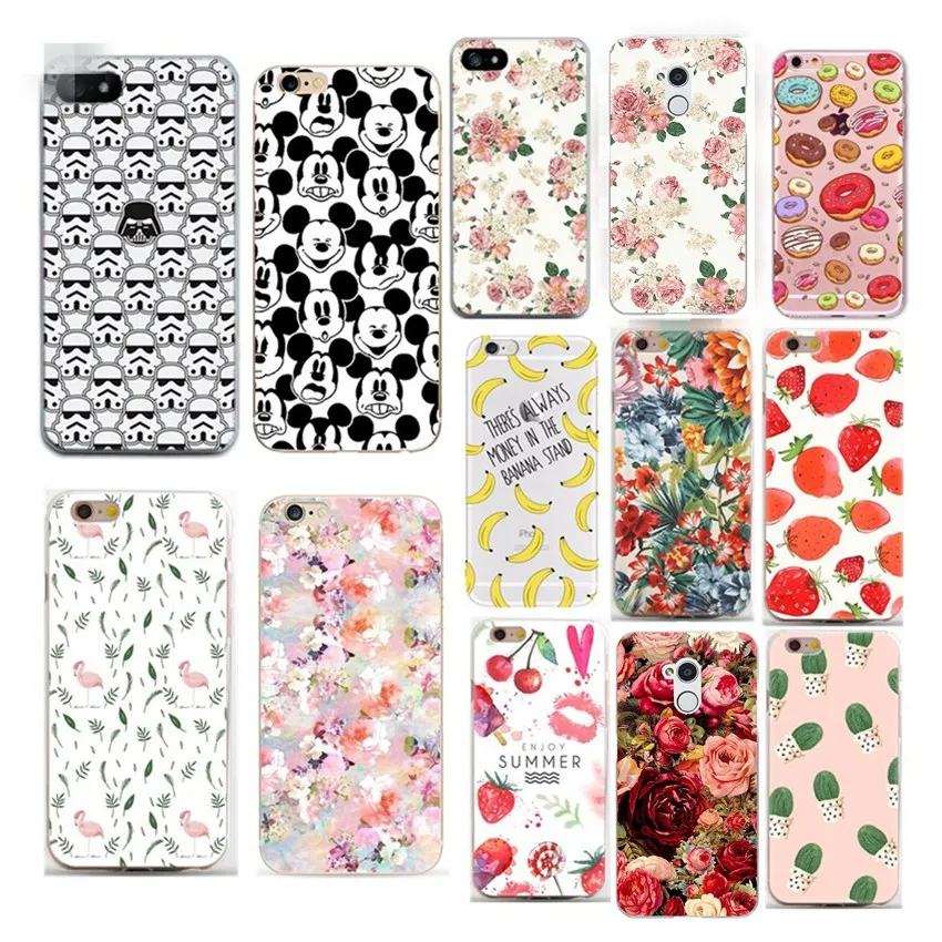 Чехлы для Iphone 5 чехлы SE летние цветочные силиконовые i phone 7 apple аксессуары 7Plus 8Plus