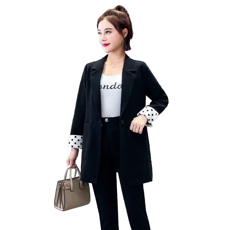 Small Suit Coat Elegant Goddess-Style Versatile Korean-style 2019 Spring And Autumn New Style Loose-Fit Online Celebrity CHIC Bl
Small Suit Coat Elegant Goddess-Style Versatile Korean-style 2019 Spring And Autumn New Style Loose-Fit Online Celebrity CHIC Bl