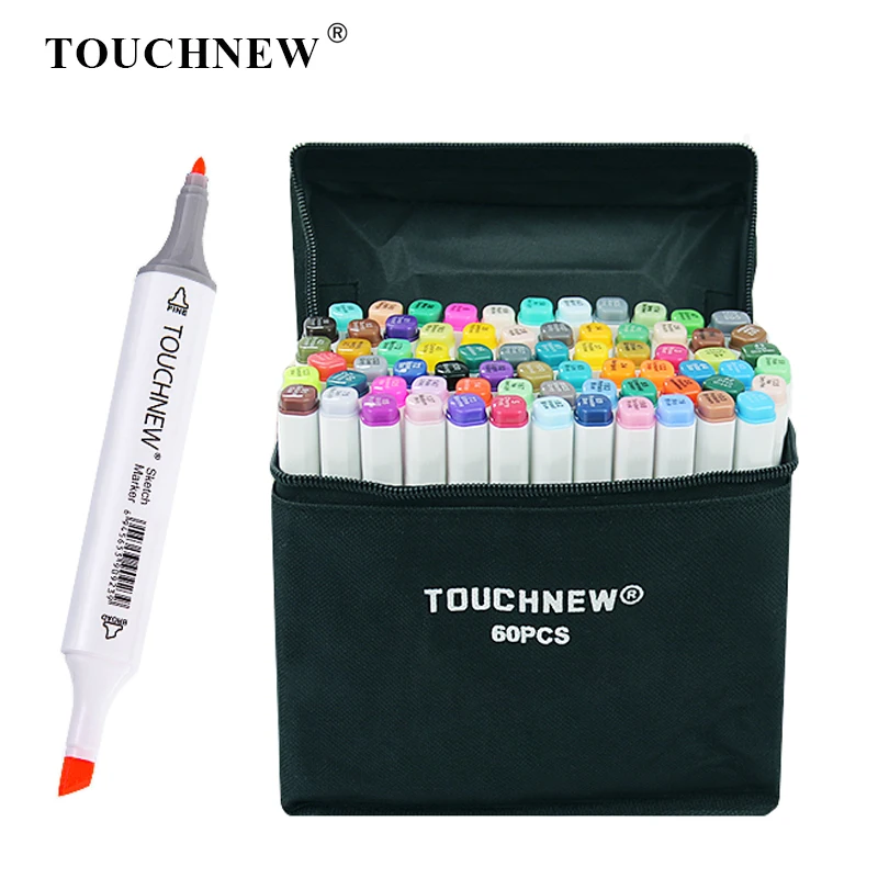 TOUCHNEW 80 Color Animation Marker Pen Set Drawing Sketch Markers Dulal Tips Alcohol Based Black Body Art Supplies With 6 Gifts
TOUCHNEW 80 Color Animation Marker Pen Set Drawing Sketch Markers Dulal Tips Alcohol Based Black Body Art Supplies With 6 Gifts