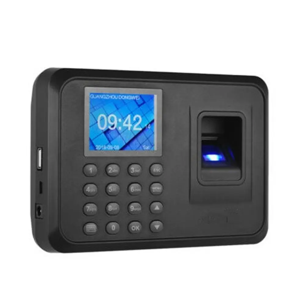 H1 Biometric Fingerprint Time Attendance System Clock Recorder Employee Recognition Recording Device Electronic Machine
H1 Biometric Fingerprint Time Attendance System Clock Recorder Employee Recognition Recording Device Electronic Machine