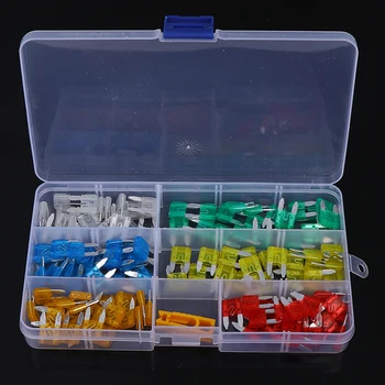 120pcs Mini Blade Fuse Assortment Set Auto Car Motorcycle SUV FUSES Kit CN3 5 Amp 10 Amp 15 Amp 20 Amp 25 Amp 30 Amp 
120pcs Mini Blade Fuse Assortment Set Auto Car Motorcycle SUV FUSES Kit CN3 5 Amp 10 Amp 15 Amp 20 Amp 25 Amp 30 Amp