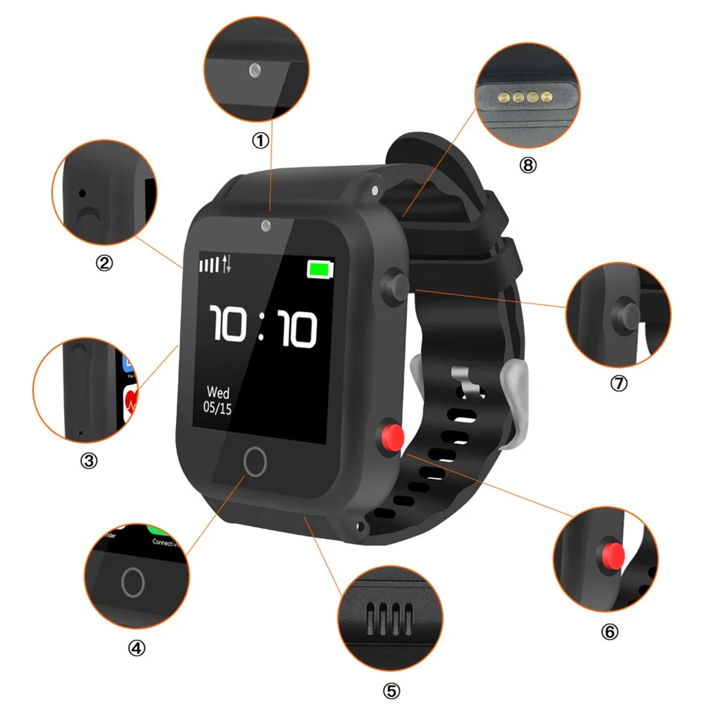 Смарт часы WiFi GSM 1G + 16G четырехъядерный процессор для Android 5 1 с Камерой 0 МП amazfit gts