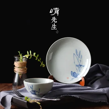 Jindezhen Blue And White Glaze Down Bowl Tableware Manual Hats Steamed Rice Bowl Chinese Style Small Bowl Soup Bowl Ceramics
Jindezhen Blue And White Glaze Down Bowl Tableware Manual Hats Steamed Rice Bowl Chinese Style Small Bowl Soup Bowl Ceramics