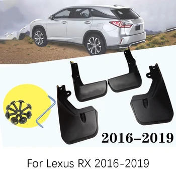 Set of 4 car Front and Rear Splash Guard Mud Flaps mudguards fender For Lexus RX200T RX300 RX450 2016-2019 car Accessories
Set of 4 car Front and Rear Splash Guard Mud Flaps mudguards fender For Lexus RX200T RX300 RX450 2016-2019 car Accessories