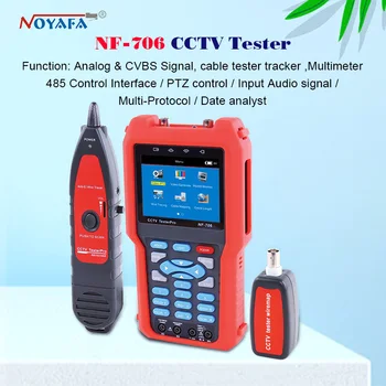 NOYAFA NF-706 CCTV Tester Analog & CVBS Signal, cable tester tracker Automatically adapts and displays the video format
NOYAFA NF-706 CCTV Tester Analog & CVBS Signal, cable tester tracker Automatically adapts and displays the video format