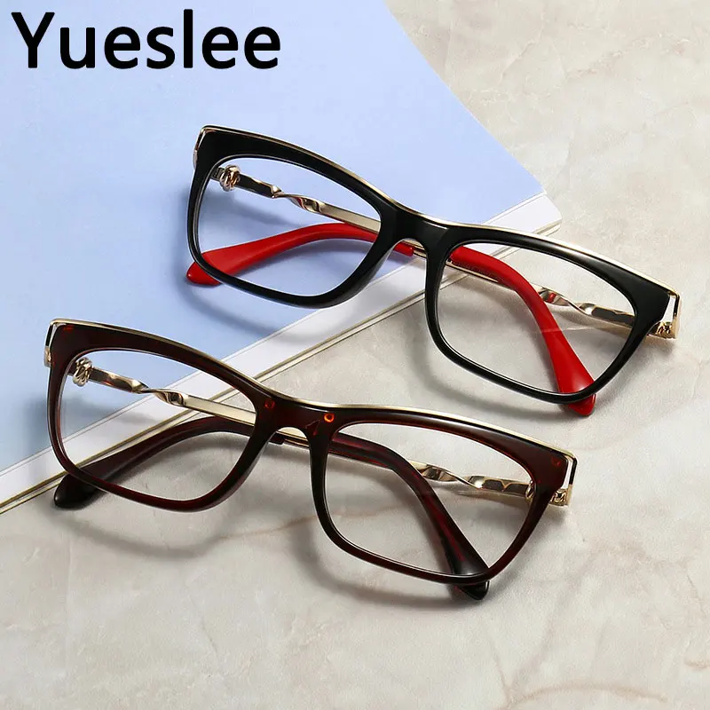 

47513 Retro Square Glasses Frame Men Women Optical Fashion Computer Eyeglasses Personality Decorative Glasses