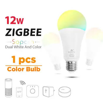 GLEDOPTO E27 12W Smart Full Color Control Zigbee RGB+CCT LED Light Lamp Bulb E27 12W AC 100-240V Lifespan 50000hrs Super Bright
GLEDOPTO E27 12W Smart Full Color Control Zigbee RGB+CCT LED Light Lamp Bulb E27 12W AC 100-240V Lifespan 50000hrs Super Bright