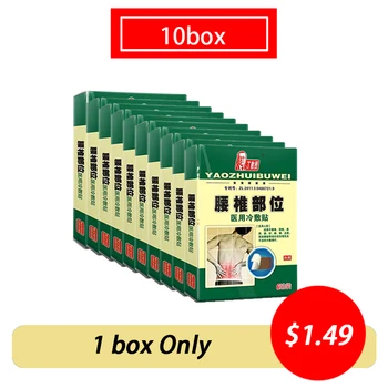 10box Medical cold compress for treatment of lumbar spine and cervical spine periarthritis arthralgia relief patch 
10box Medical cold compress for treatment of lumbar spine and cervical spine periarthritis arthralgia relief patch