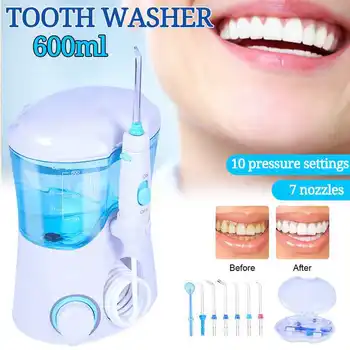 Nicefeel 600ML Water Dental Flosser Electric Oral Irrigator Care Dental Flosser Water Toothbrush Dental SPA with 7pcs Tips White
Nicefeel 600ML Water Dental Flosser Electric Oral Irrigator Care Dental Flosser Water Toothbrush Dental SPA with 7pcs Tips White