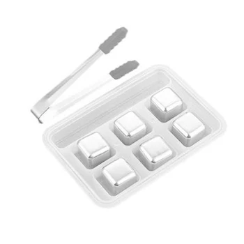 1 Set Ice Cubes Cooler Whiskey Stones Gift Box Rocks Stainless Steel 304 Kitchen Dining Bar Fast Frozen Chilling
1 Set Ice Cubes Cooler Whiskey Stones Gift Box Rocks Stainless Steel 304 Kitchen Dining Bar Fast Frozen Chilling