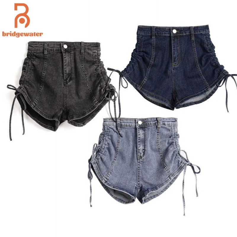 Bridgewater Summer Denim Shorts Women High Waist Side Strap Baggy Wide Leg Jeans Large Size Korean Fashion Streetwear Pants
Bridgewater Summer Denim Shorts Women High Waist Side Strap Baggy Wide Leg Jeans Large Size Korean Fashion Streetwear Pants
