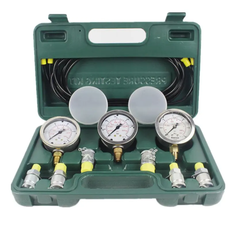 12Pcs Excavator Hydraulic Pressure Test Kit Hydraulic Pressure Gauge Diagnostic Tool Test Hose Coupling Connection Set
12Pcs Excavator Hydraulic Pressure Test Kit Hydraulic Pressure Gauge Diagnostic Tool Test Hose Coupling Connection Set