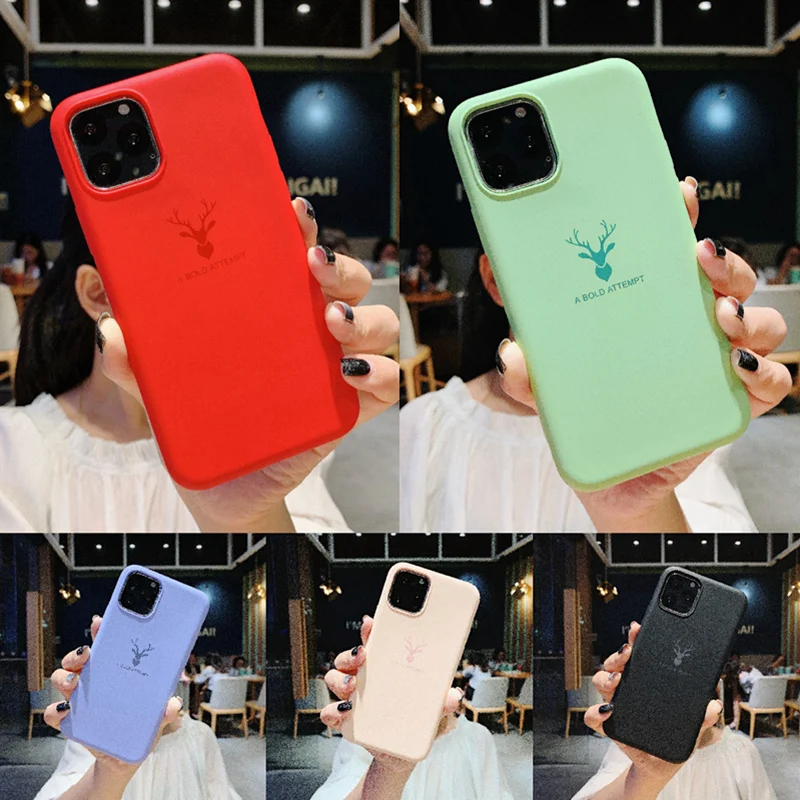 XBXCase Cute Candy Color Silicone Case for iPhone 11 Pro Max 6 6S 7 8 Plus Soft Phone Case for iPhone X XS Max XR Deer Cover
XBXCase Cute Candy Color Silicone Case for iPhone 11 Pro Max 6 6S 7 8 Plus Soft Phone Case for iPhone X XS Max XR Deer Cover