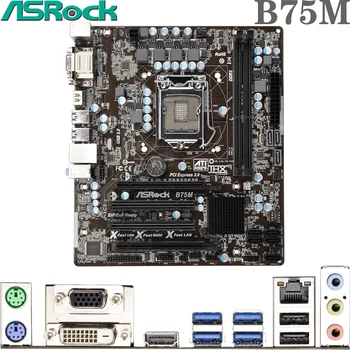 ASRock B75M For LGA1155 Intel Core 2/3th i3/i5/i7/Pentium/Celeron DDR3 16GB HDMI LGA-1155 B75 Micro-ATX Desktop PC Motherboard
ASRock B75M For LGA1155 Intel Core 2/3th i3/i5/i7/Pentium/Celeron DDR3 16GB HDMI LGA-1155 B75 Micro-ATX Desktop PC Motherboard