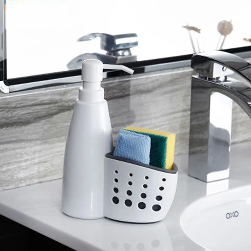 Detergent Meter Multi-function Soap Dispenser Storage Box Liquid Detergent Sponge Drainboard Soap Holder For Kitchen Bathroom
Detergent Meter Multi-function Soap Dispenser Storage Box Liquid Detergent Sponge Drainboard Soap Holder For Kitchen Bathroom