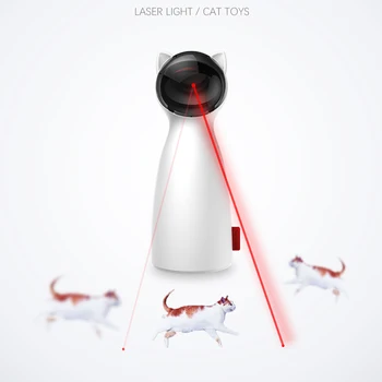 Creative Cat Pet LED Laser Funny Toy Smart Automatic Cat Exercise Training Entertaining Toy Multi-Angle Adjustable USB Charge
Creative Cat Pet LED Laser Funny Toy Smart Automatic Cat Exercise Training Entertaining Toy Multi-Angle Adjustable USB Charge