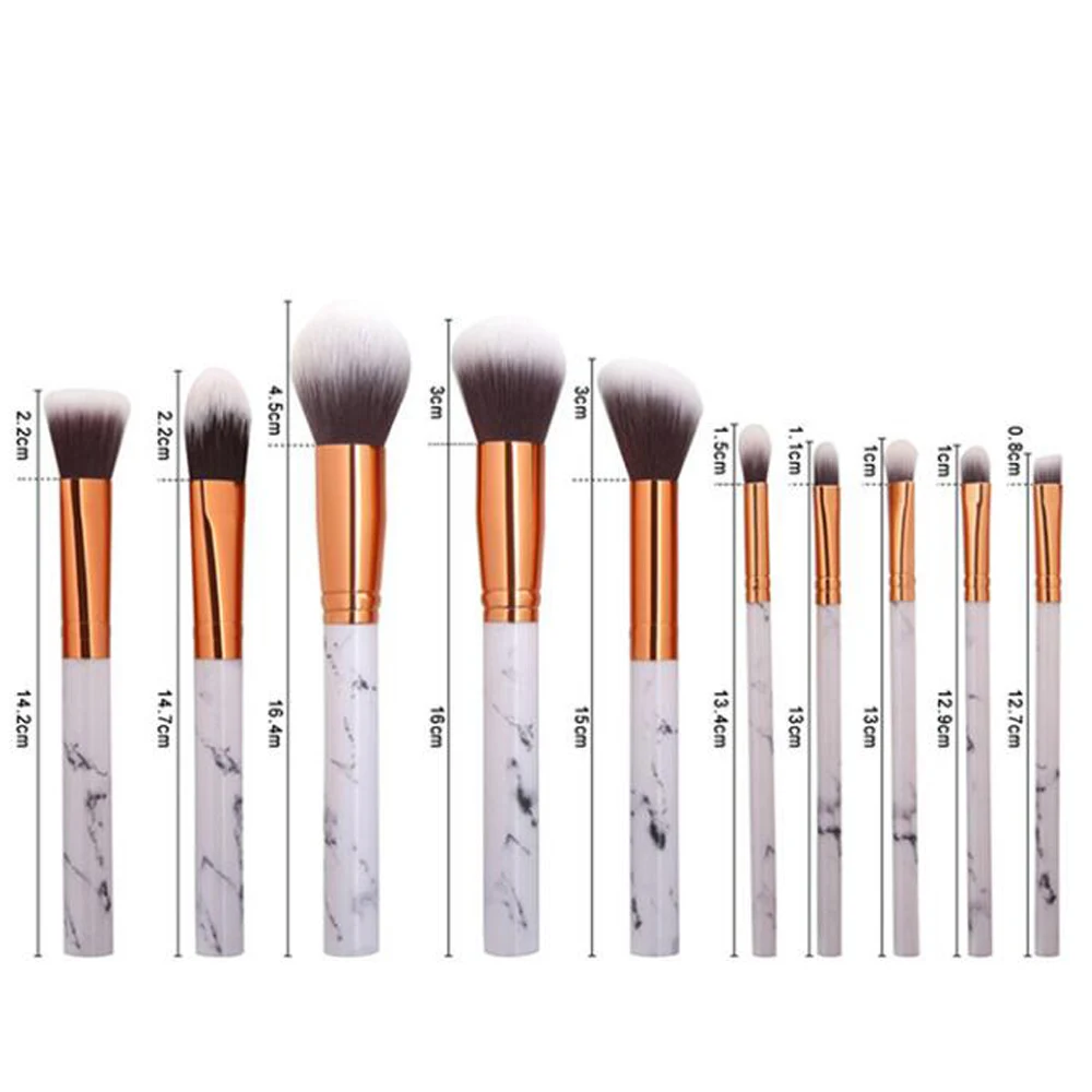 10pcs Makeup Brushes Tool Set CosmeticPremium Synthetic Foundation Powder Eye Shadow Foundation Blush Beauty Make Up Brush
10pcs Makeup Brushes Tool Set CosmeticPremium Synthetic Foundation Powder Eye Shadow Foundation Blush Beauty Make Up Brush