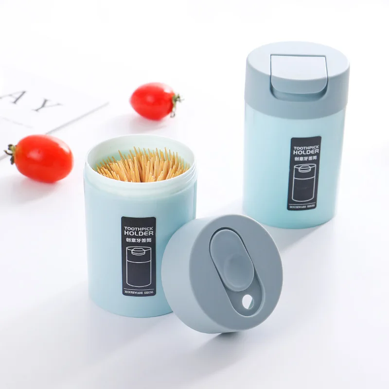 Portable Toothpick Box Creative Toothpick Bucket Household Portable Toothpick Storage Box
Portable Toothpick Box Creative Toothpick Bucket Household Portable Toothpick Storage Box