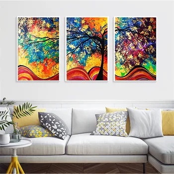 3 Pcs Wall Art Canvas Unframed Abstract oil Painting Tree Landsacpe Poster Prints Canvas Pictures for Living Room Home Decor
3 Pcs Wall Art Canvas Unframed Abstract oil Painting Tree Landsacpe Poster Prints Canvas Pictures for Living Room Home Decor
