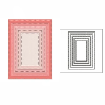 New Nesting Stitched Rectangle Frame 2020 Metal Cutting Dies for DIY Scrapbooking and Card Making Decor Embossing Craft No Stamp
New Nesting Stitched Rectangle Frame 2020 Metal Cutting Dies for DIY Scrapbooking and Card Making Decor Embossing Craft No Stamp