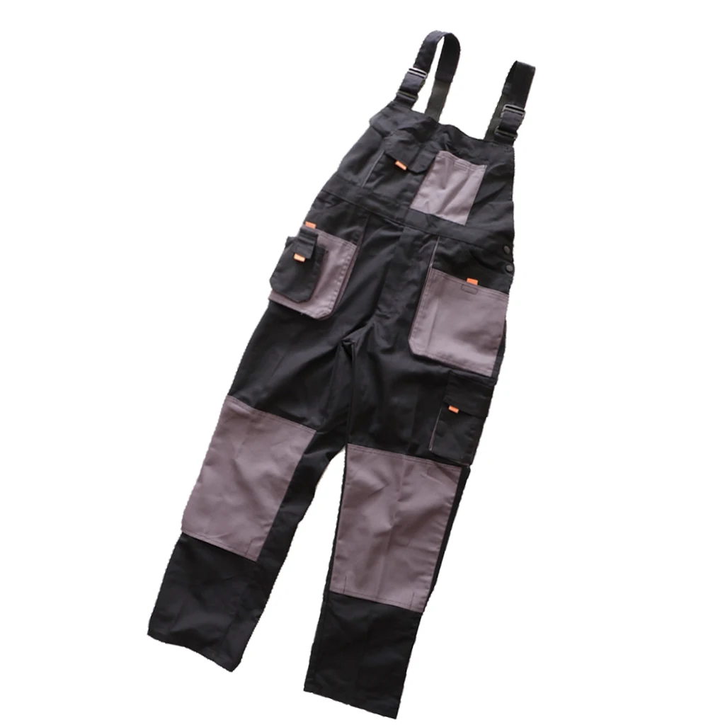 Workwear Coverall Work Bib and Brace Overall Pants Trousers Garage Dungarees