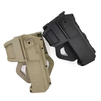 Tactical Movable Pistol Holsters for 1911 with Flashlight or Laser Mounted Glock Series Right Hand Waist Gun Holster
Tactical Movable Pistol Holsters for 1911 with Flashlight or Laser Mounted Glock Series Right Hand Waist Gun Holster