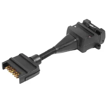 7 to 12 Pin AU Flat Male Trailer Socket Plug Connector Adapter ABS Portable Plug and Play Easy to Use for RV Truck
7 to 12 Pin AU Flat Male Trailer Socket Plug Connector Adapter ABS Portable Plug and Play Easy to Use for RV Truck