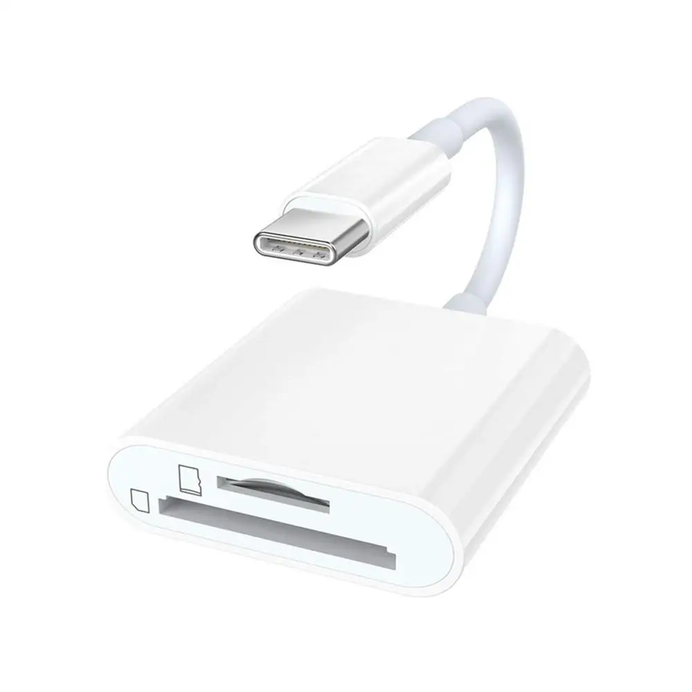 Type-C Card Reader Multi-functional SDHC MicroSD MicroSDHC Card Reader with iPad Pro MacBook Samsung Galaxy
Type-C Card Reader Multi-functional SDHC MicroSD MicroSDHC Card Reader with iPad Pro MacBook Samsung Galaxy