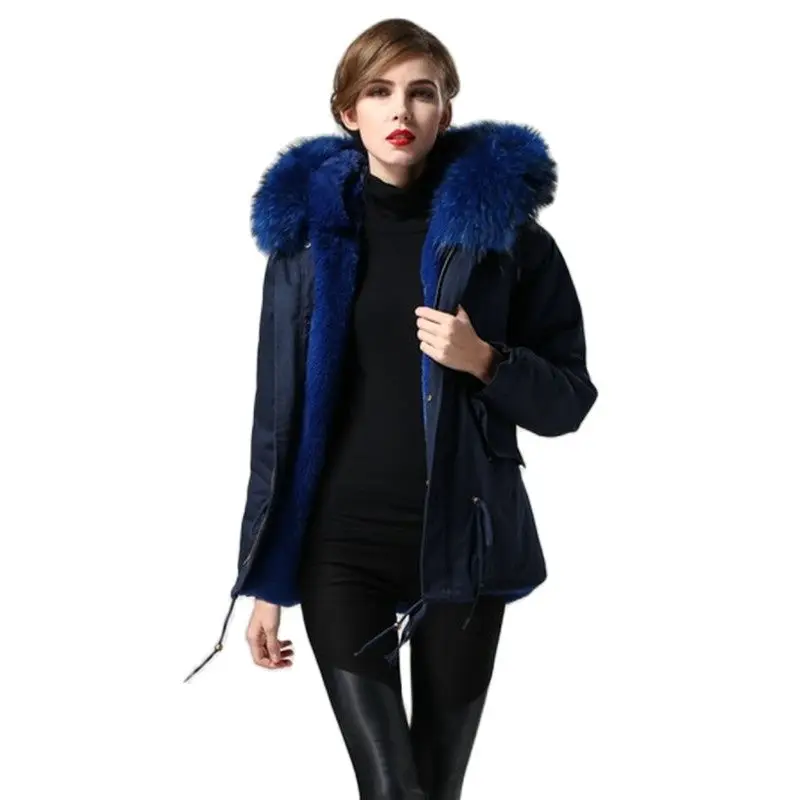 Темно-синяя короткая парка Royalblue Женская одежда с большим капюшоном зимнее пальто
Темно-синяя короткая парка Royalblue Женская одежда с большим капюшоном зимнее пальто