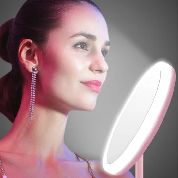 LED touch Screen Internal Battery Makeup Mirror Table Desktop Makeup Portable LED Lighted Makeup Mirror Cosmetic Hand Mirror
LED touch Screen Internal Battery Makeup Mirror Table Desktop Makeup Portable LED Lighted Makeup Mirror Cosmetic Hand Mirror