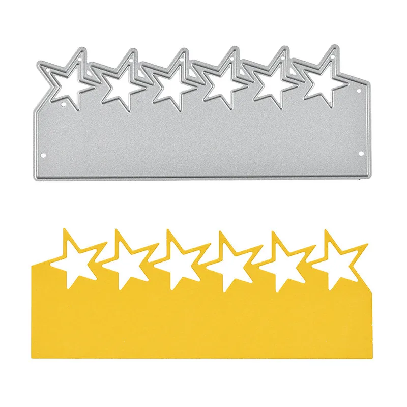 DiyArts Stars Border Metal Cutting Dies Christmas Stencils for DIY Scrapbooking Embossing Paper Cards Die Photo Album Making
DiyArts Stars Border Metal Cutting Dies Christmas Stencils for DIY Scrapbooking Embossing Paper Cards Die Photo Album Making