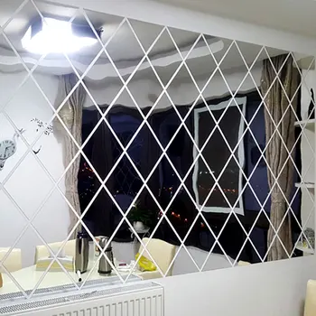 Mirror Wall Sticker Waterproof Decor Wall Sticker Acrylic Wall Sticker Diamond Home 17-Piece DIY Mural Decals
Mirror Wall Sticker Waterproof Decor Wall Sticker Acrylic Wall Sticker Diamond Home 17-Piece DIY Mural Decals