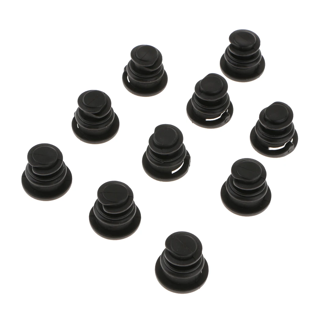10x Black Plastic Engine Oil Pan Drain Sump Filter Plug Bolt Fits for Audi VW 10x Black Plastic Engine Oil Pan Drain Sump Filter Plug Bolt Fits for Audi VW