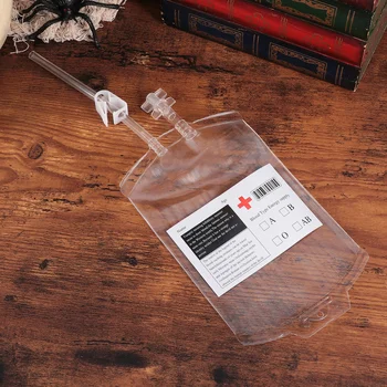 1 Set Halloween Blood Bags Safe Refill Drink Bags for Party Pub
1 Set Halloween Blood Bags Safe Refill Drink Bags for Party Pub