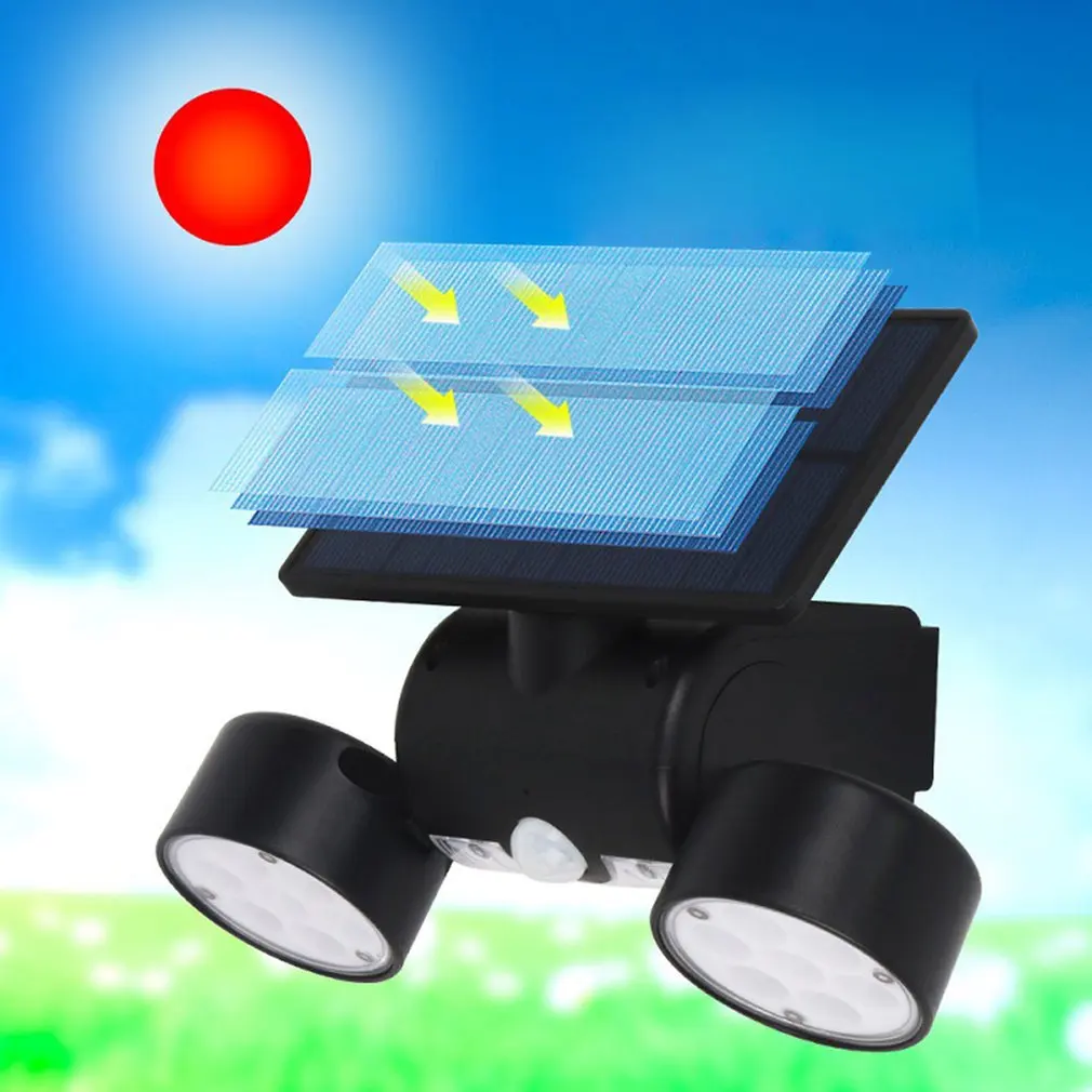 Outdoor Solar Motion Sensor Safety Light Solar Wall Light With Double Spotlight Waterproof 360° Adjustable Solar Sports Light
Outdoor Solar Motion Sensor Safety Light Solar Wall Light With Double Spotlight Waterproof 360° Adjustable Solar Sports Light