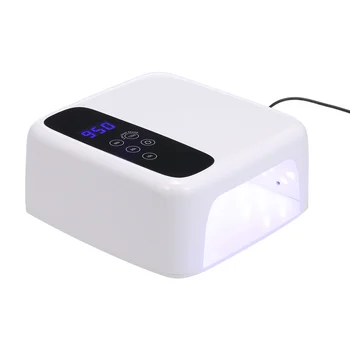 72W Smart Nail Lamp with LCD Display Memory & Pause Timer Function LED UV Gel Nail Dryer Nail Curing Lamp LED Light for Manicure
72W Smart Nail Lamp with LCD Display Memory & Pause Timer Function LED UV Gel Nail Dryer Nail Curing Lamp LED Light for Manicure