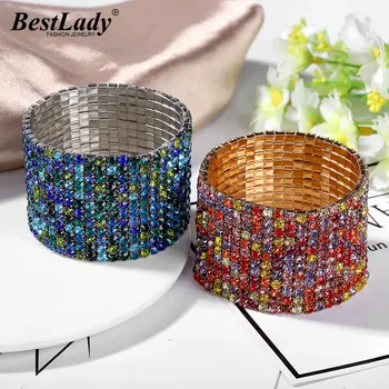 Best lady Bohemian Fashion Crystal Luxury Bangles For Women Weddings Trendy Elegant Charm Bracelets Jewelry Girls Gift Wholesale
Best lady Bohemian Fashion Crystal Luxury Bangles For Women Weddings Trendy Elegant Charm Bracelets Jewelry Girls Gift Wholesale