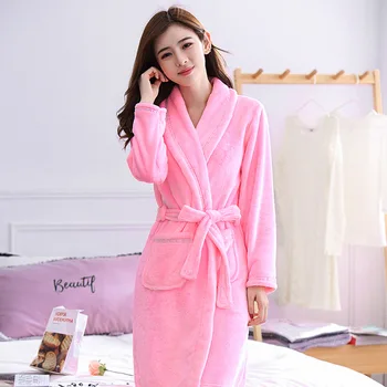 Autumn & Winter Couples Robe Men and Women Thickened Coral Velvet Flannel Bathrobe Long Sleeve Pajamas Tracksuit a Generation of
Autumn & Winter Couples Robe Men and Women Thickened Coral Velvet Flannel Bathrobe Long Sleeve Pajamas Tracksuit a Generation of