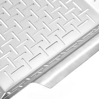 Baking Tool Grill Pan Stainless Steel Kitchen Barbecue Tray Thickened Anti Scald Veggies Camping Rectangle Heat Resistant
Baking Tool Grill Pan Stainless Steel Kitchen Barbecue Tray Thickened Anti Scald Veggies Camping Rectangle Heat Resistant